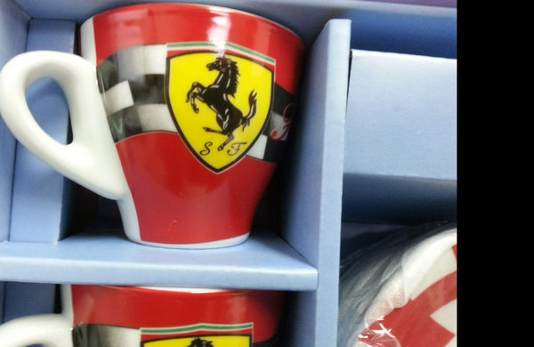 Set Coffee Cups Mod Ferrari / Set Tazze Caffe Mod Ferrari
