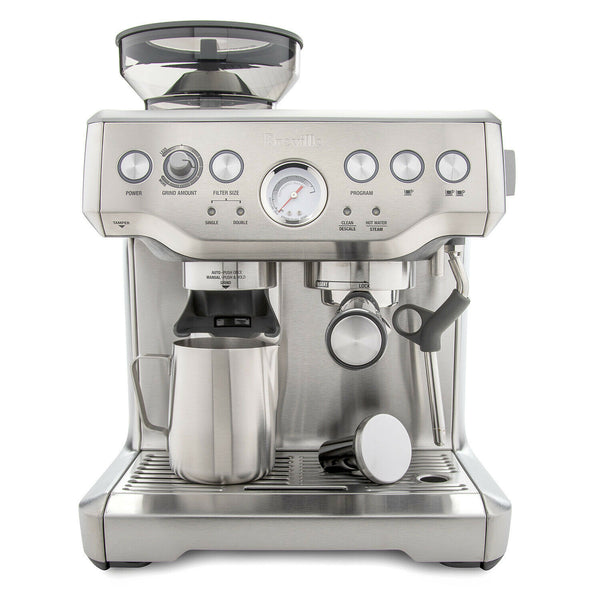 Breville Barista Express Espresso Machine with a Case of 6 KG Espresso Beans Barbaro 60/40, and 1 Purtru espresso Machine Cleaner